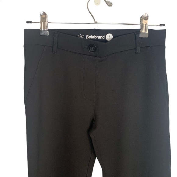 Betabrand Dress Pant Yoga Pants Straight-Leg • Classic Black SP - Picture 3 of 6